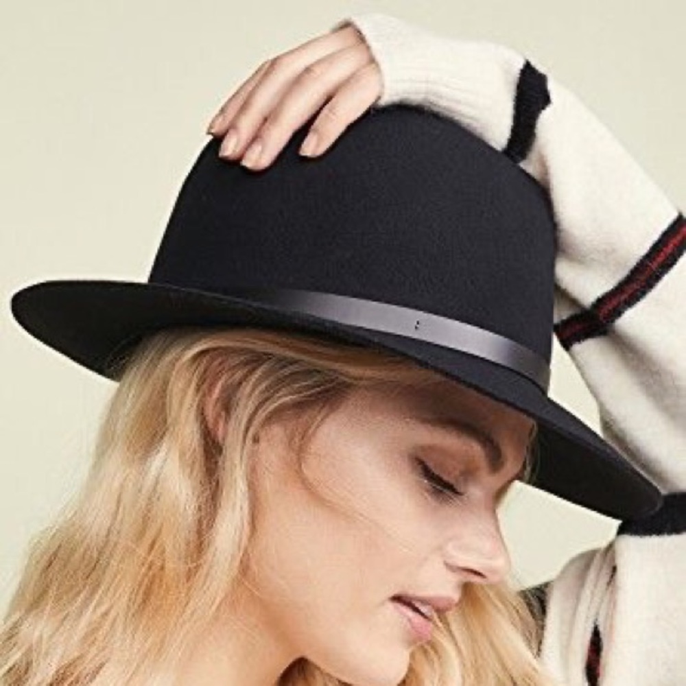 FEDORA HAT/ BLACK, Rag & Bone